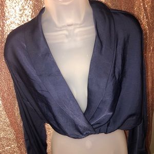 Navy blue, elegant long sleeve